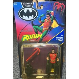 Kenner Robin Batman Returns Action Figure with Launching Grappling Hook 1991 New